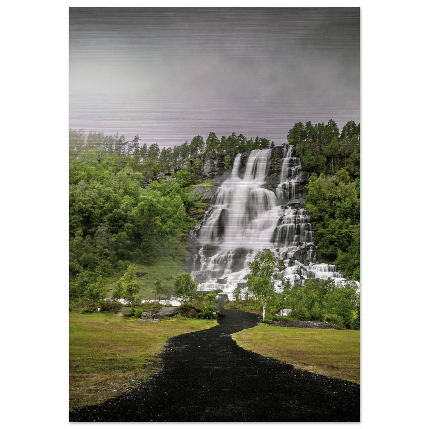 Tvindefoss - Twin Waterfall, Voss, Norway - Norwegian landscape photography