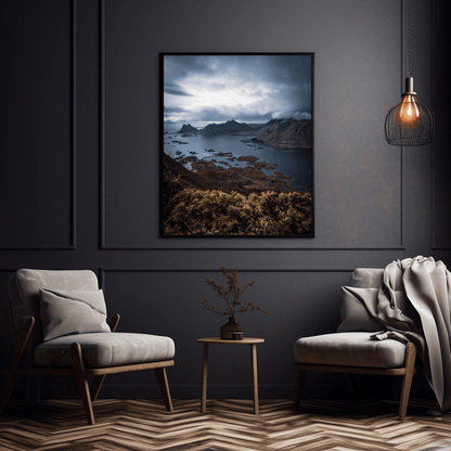 Lofoten Islands - View from Stamsundheia, Northern Norway - Norway wall art print