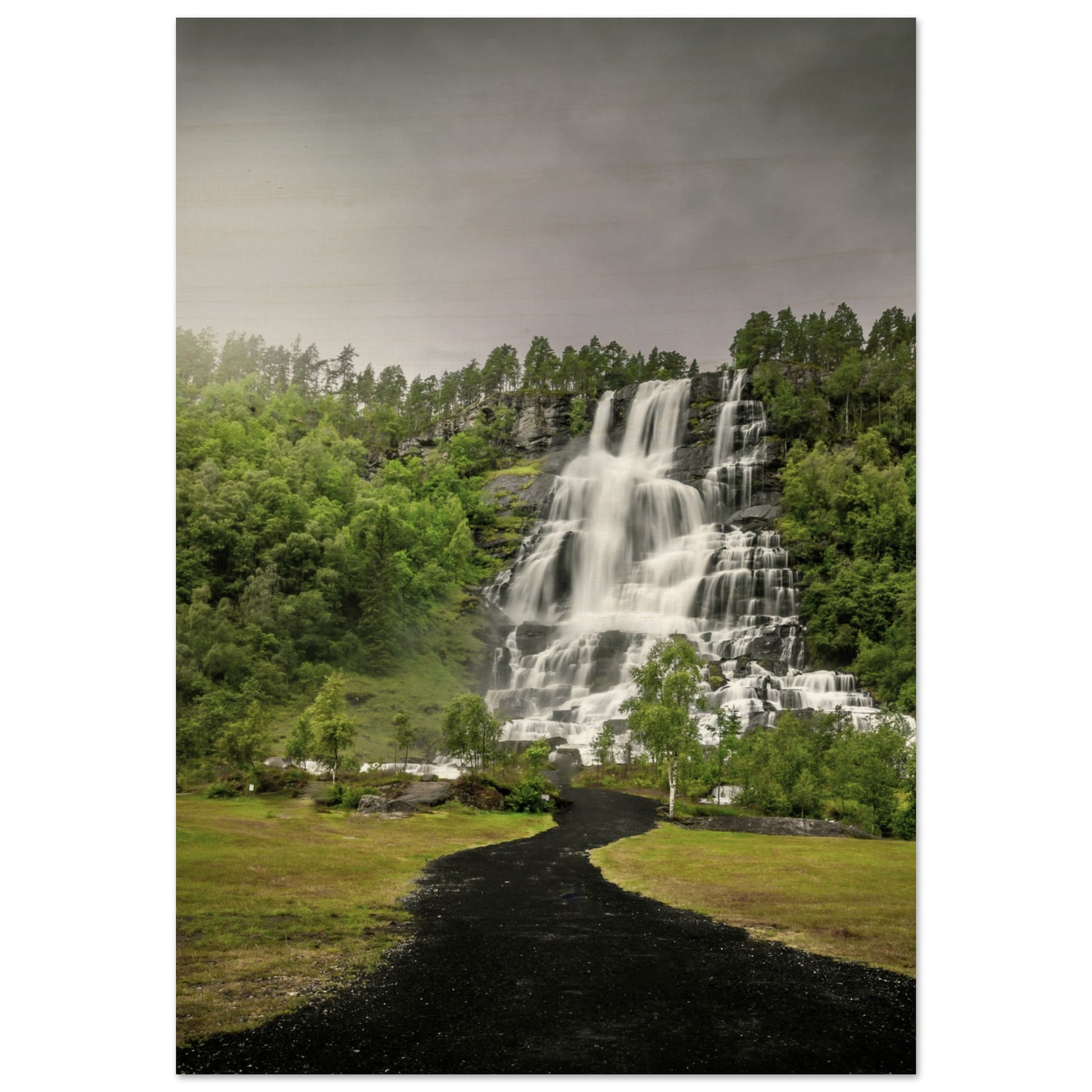 Tvindefoss - Twin Waterfall, Voss, Norway - fine art photo print