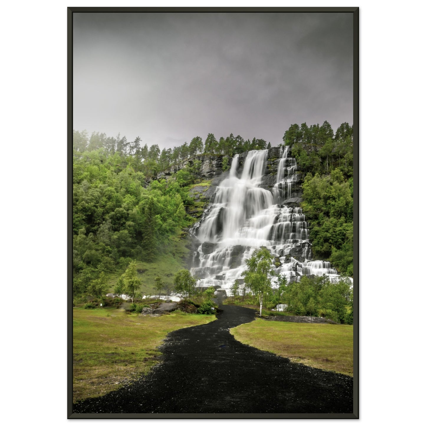 Tvindefoss - Twin Waterfall, Voss, Norway - Norwegian landscape photography