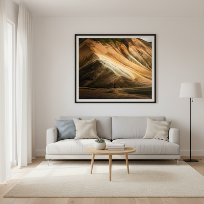 Landmannalaugar Hiking – Framed interior mockup