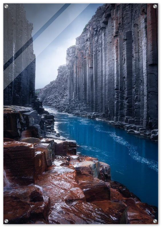 Studlagil Canyon - Basalt Columns, Iceland - fine art photo print
