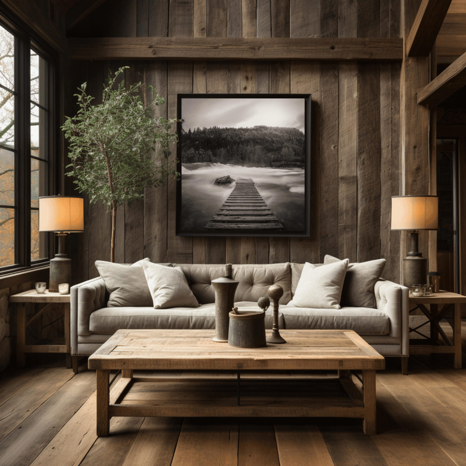 Flagefoss Waterfall - Vosso River, Voss, Norway - Norway wall art print