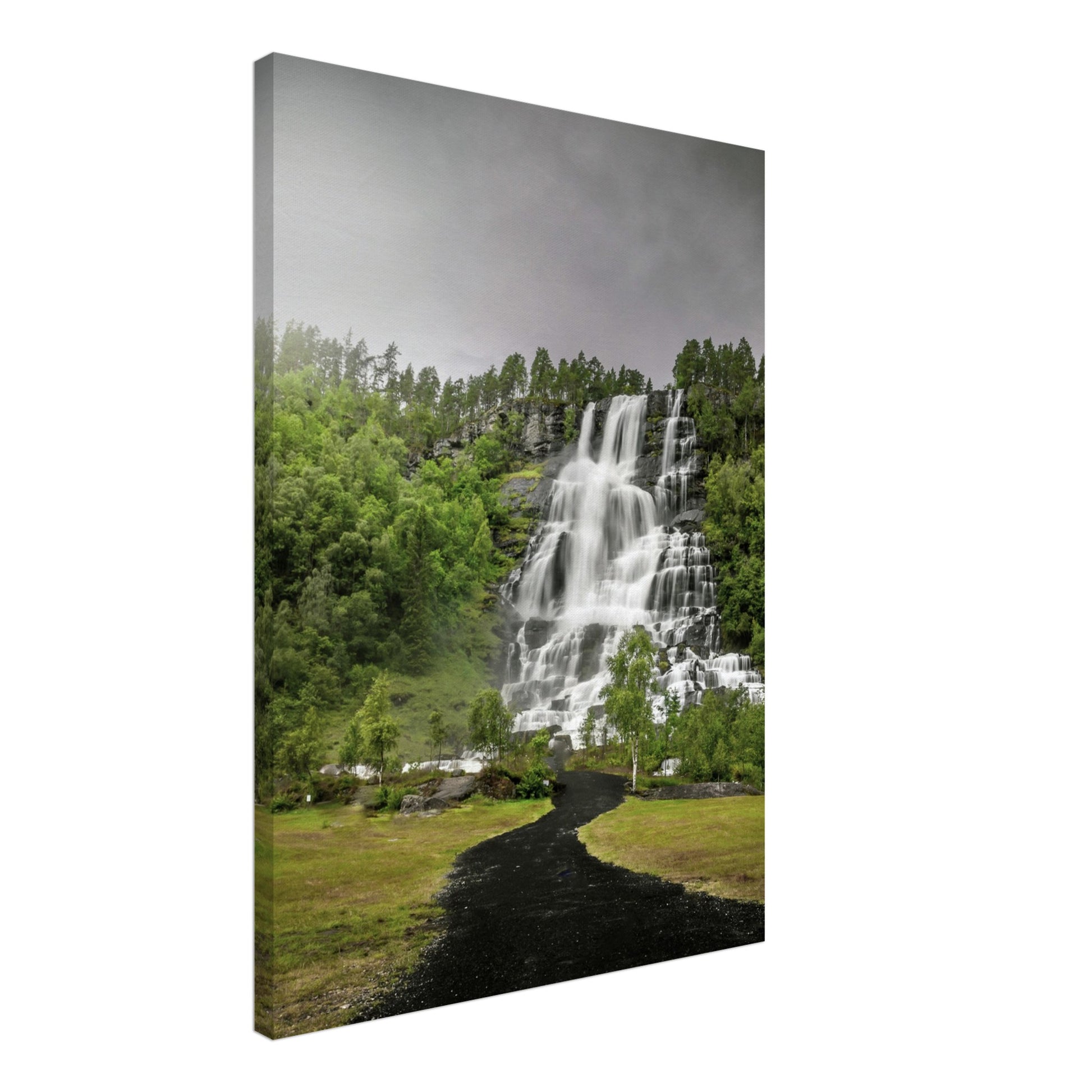 Tvindefoss - Twin Waterfall, Voss, Norway - Norwegian landscape photography