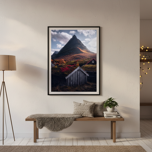 Framed interior mockup