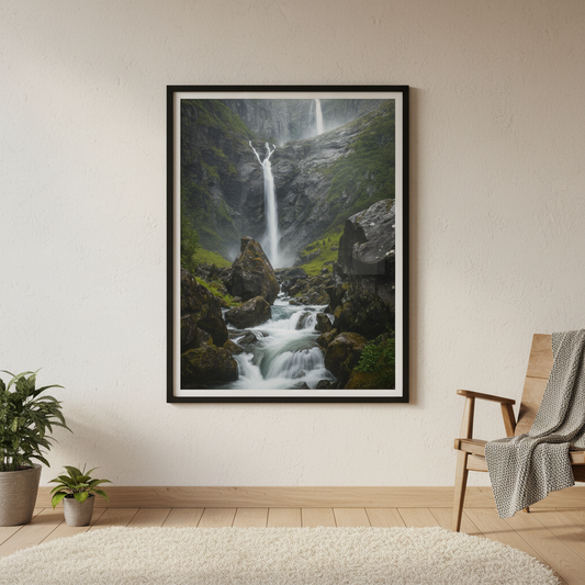 Framed interior mockup
