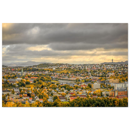 Trondheim - City View, Norway - Norway wall art print