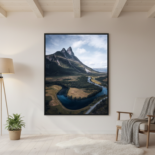 Framed interior mockup