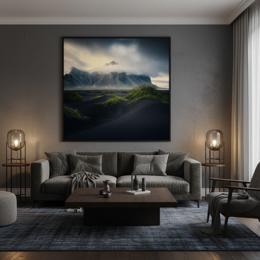 Vestrahorn – Framed interior mockup