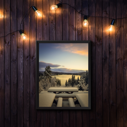 First Snow - Bymarka Forest, Trondheim, Norway - Norway wall art print