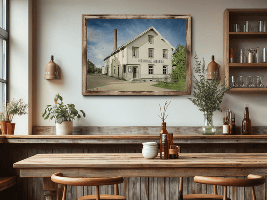 Heimdal Dairy Farm - Historic Trondheim, 1945 - Norway wall art print