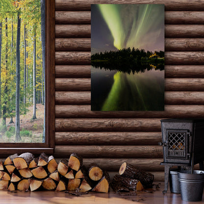 Aurora Over Blomstertjønna - Trondheim, Norway - Norwegian landscape photography