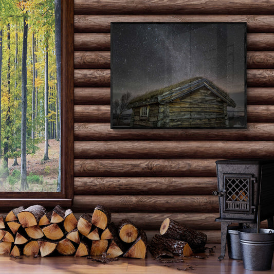 Night at Dovre – Lonely Cabin Under the Stars, Norway
