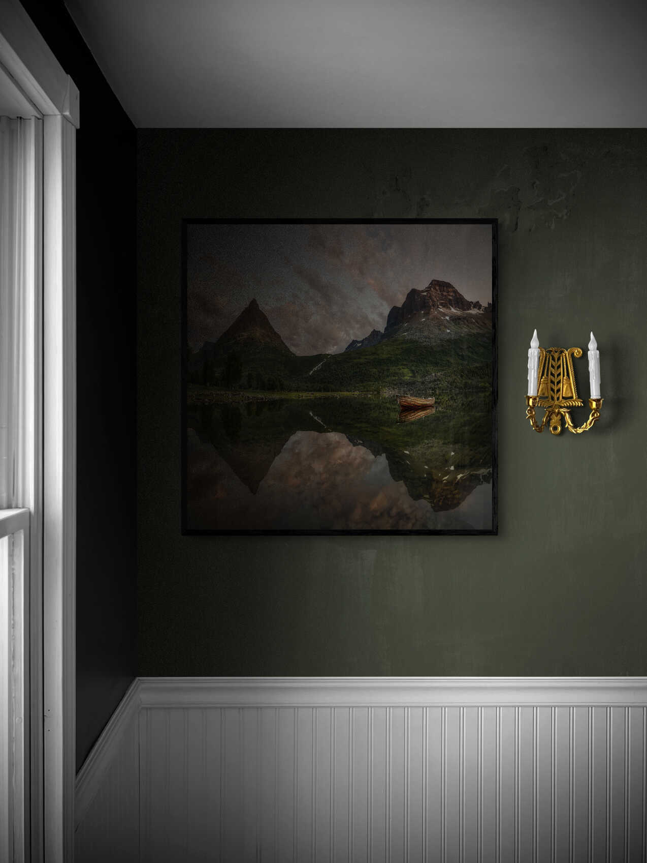 Still Water - Lake Reflection, Norway - Norway wall art print