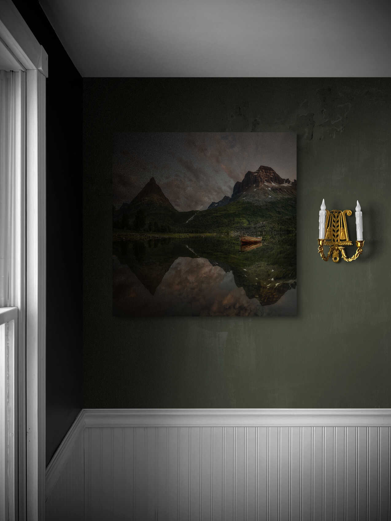 Still Water - Lake Reflection, Norway - Norway wall art print