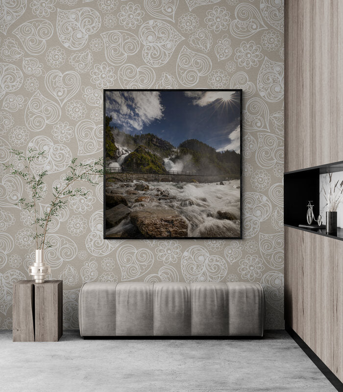 Låtefossen Waterfall - Ullensvang, Vestland, Norway - Norway wall art print