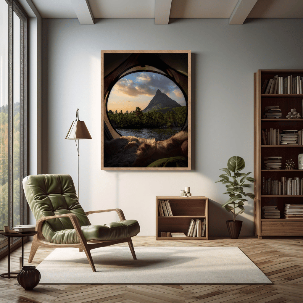 Morning in Innerdalen - Sunrise, Norway's Finest Mountain Valley - Norway wall art print