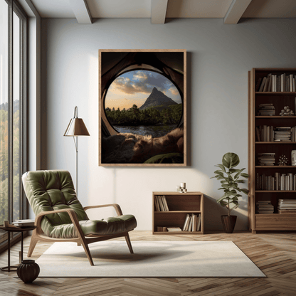 Morning in Innerdalen - Sunrise, Norway's Finest Mountain Valley - Norway wall art print