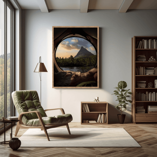 Morning in Innerdalen - Sunrise, Norway's Finest Mountain Valley - Norway wall art print