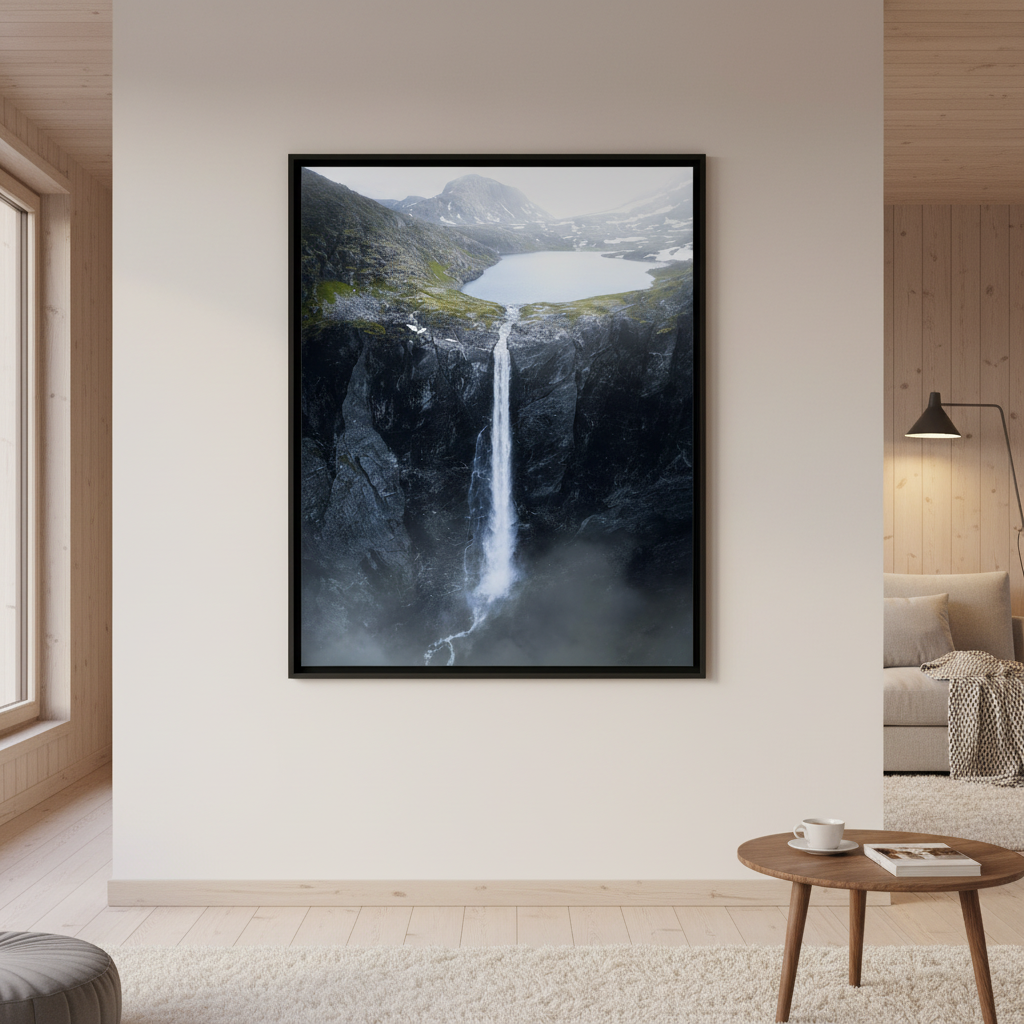Framed interior mockup