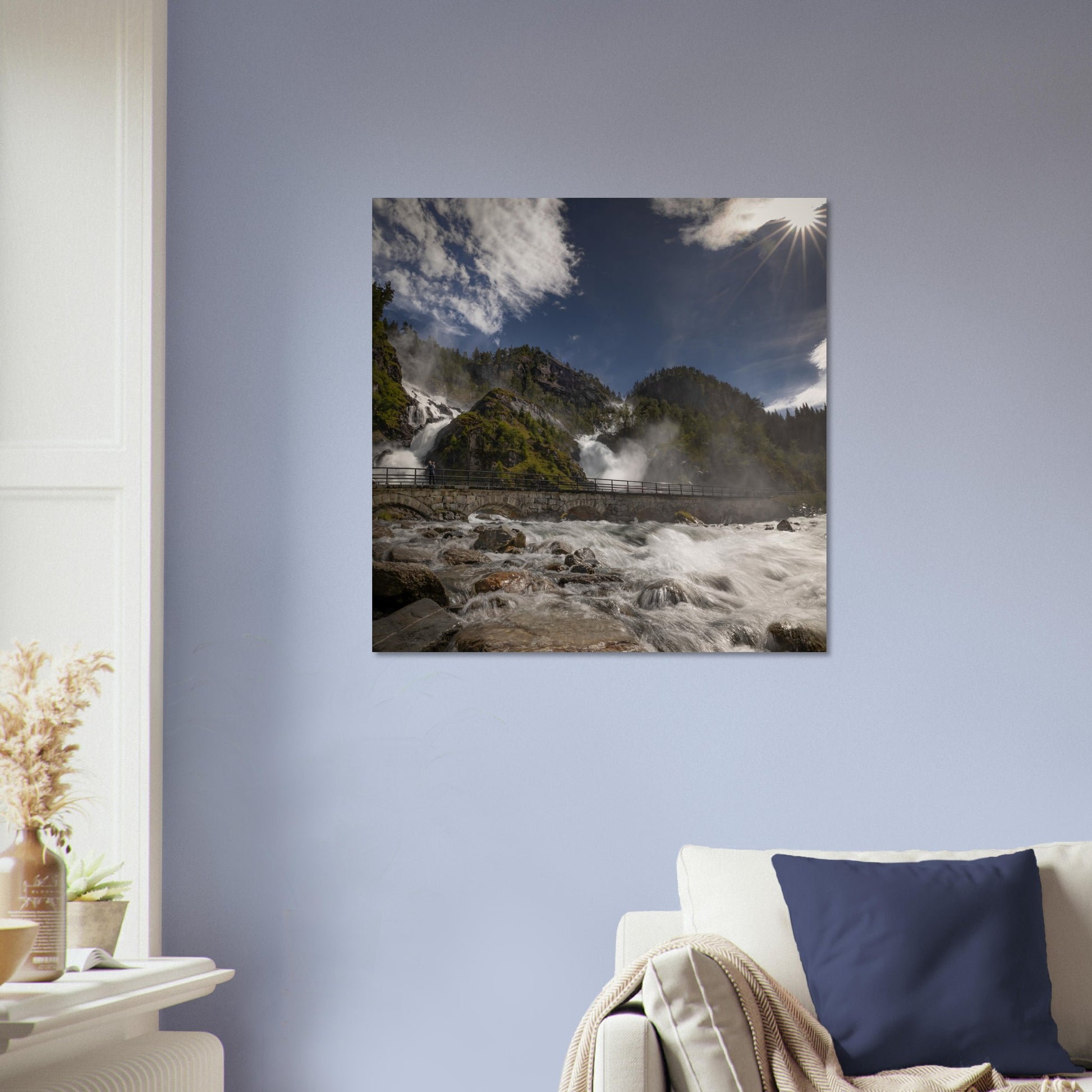 Låtefossen Waterfall - Ullensvang, Vestland, Norway - fine art photo print