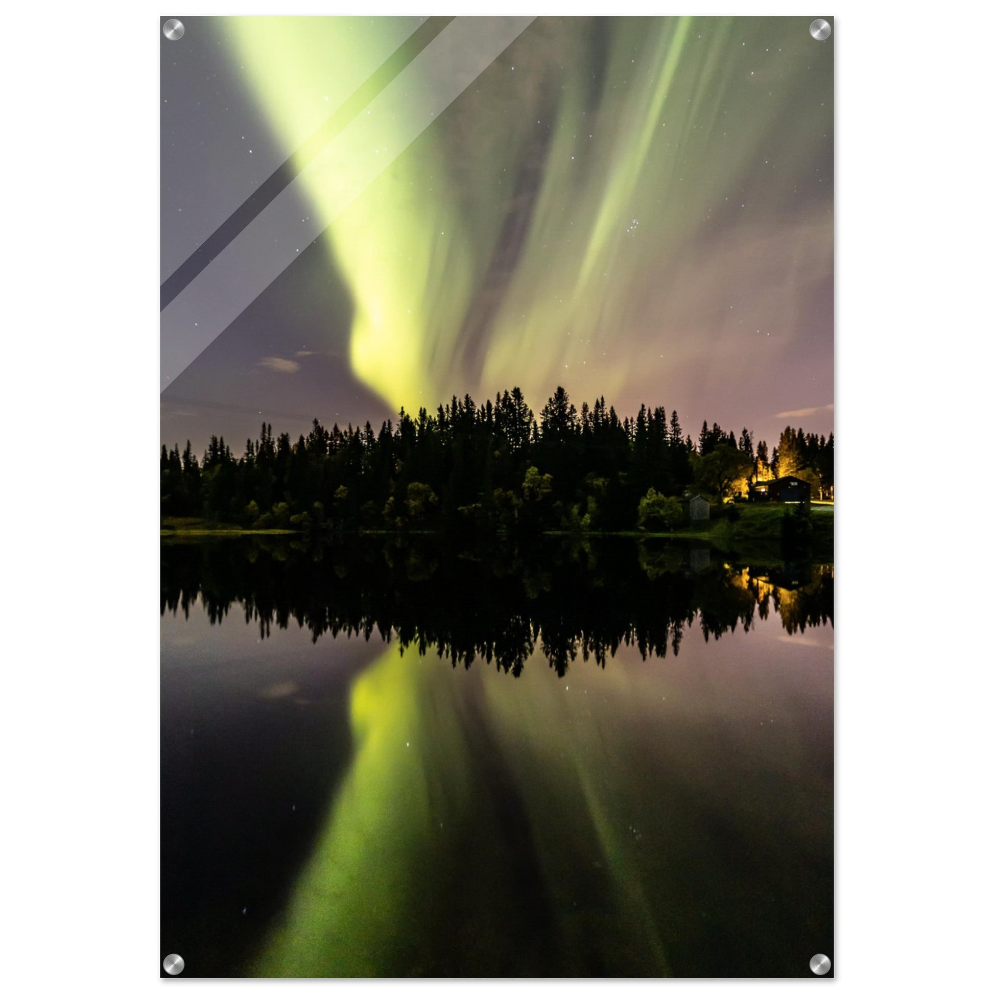 Aurora Over Blomstertjønna - Trondheim, Norway - Norway wall art print