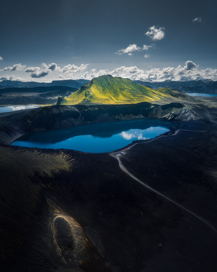 Bláhylur – The Blue Crater Lake of the Highlands