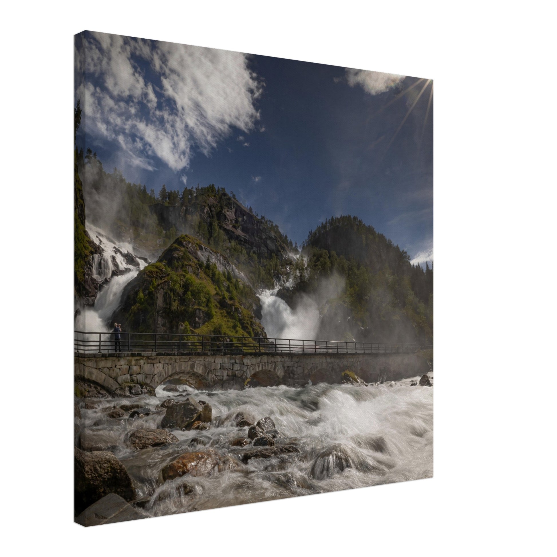 Låtefossen Waterfall - Ullensvang, Vestland, Norway - Norwegian landscape photography