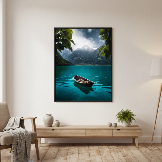 Framed interior mockup