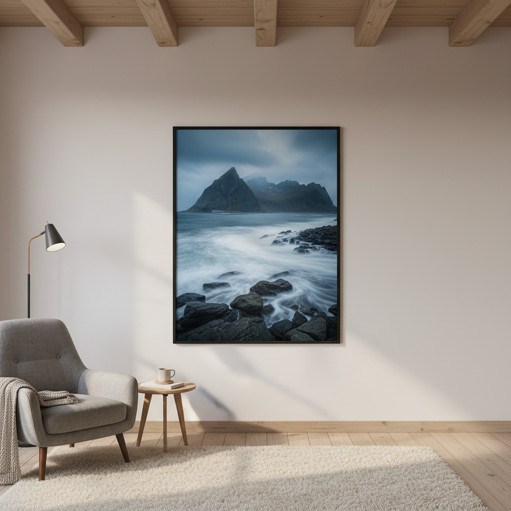 Framed interior mockup