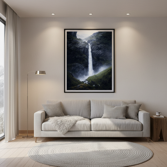 Framed interior mockup