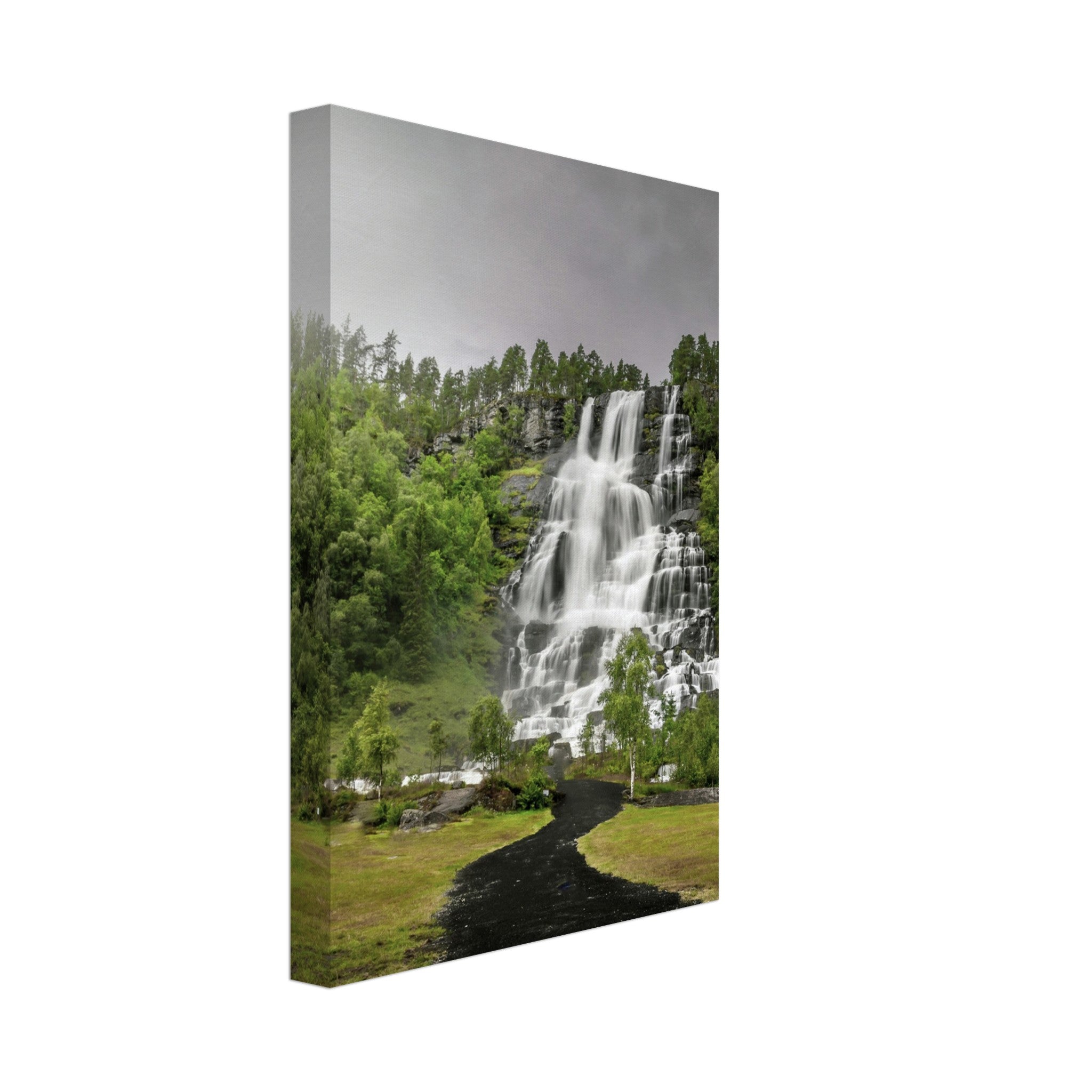 Tvindefoss - Twin Waterfall, Voss, Norway - Norwegian landscape photography