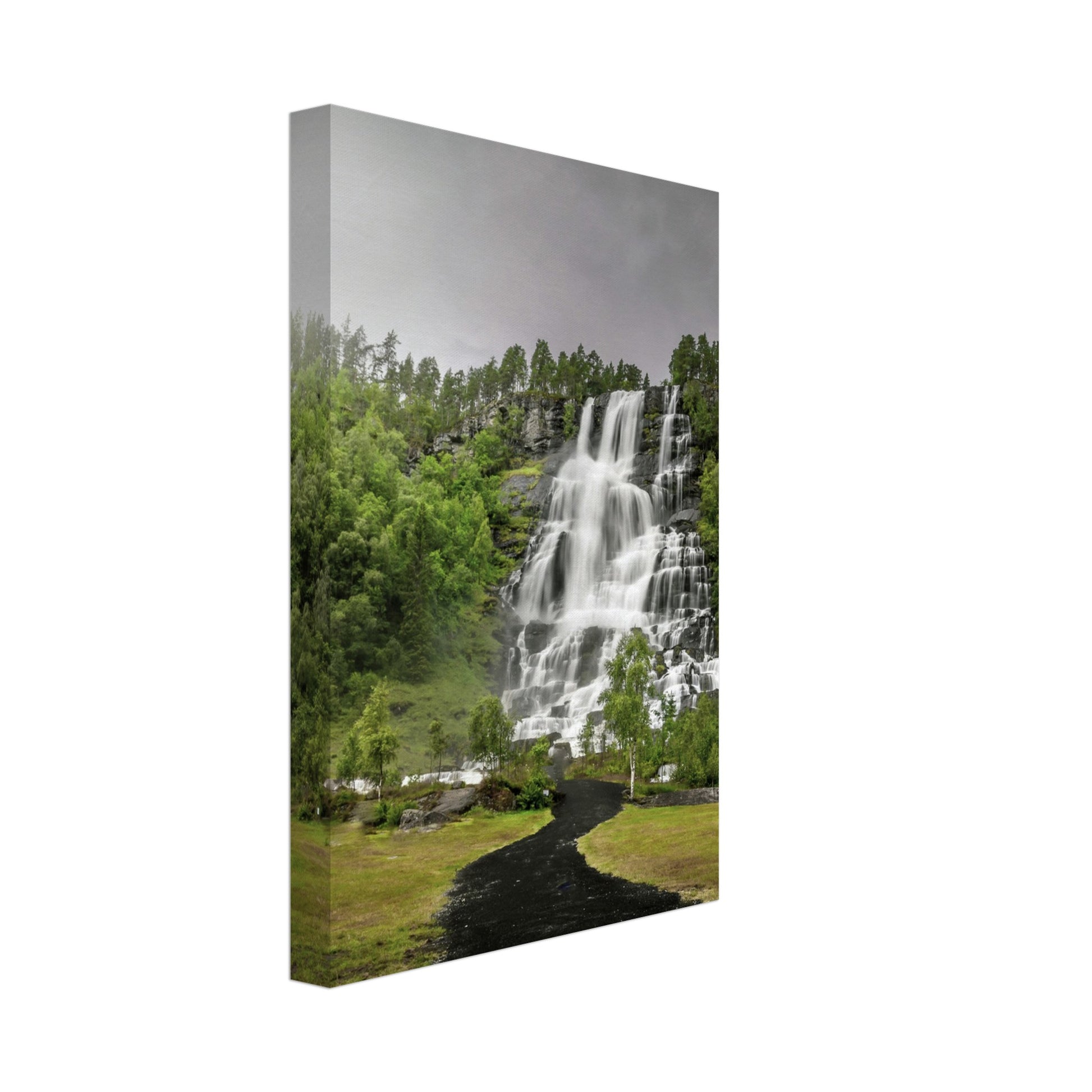 Tvindefoss - Twin Waterfall, Voss, Norway - Norwegian landscape photography