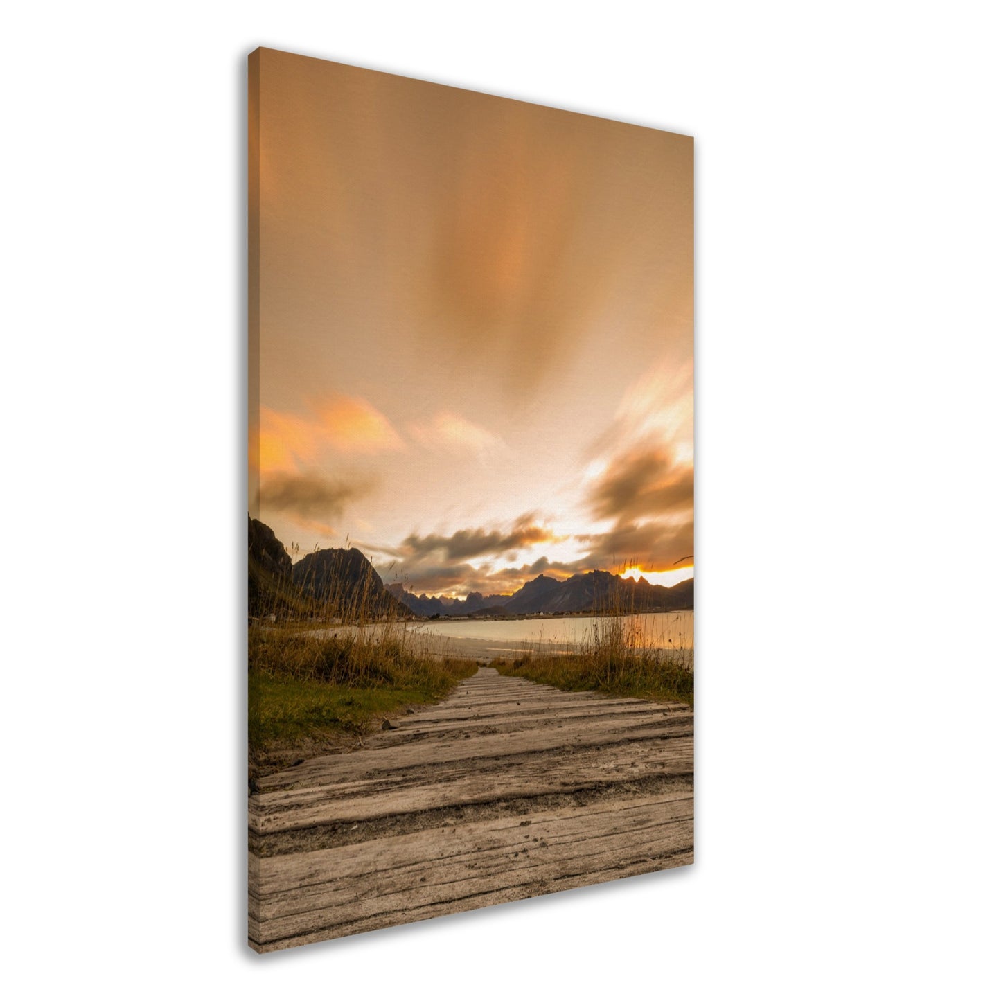 Ramberg Beach Sunset - Lofoten, Northern Norway - fine art photo print