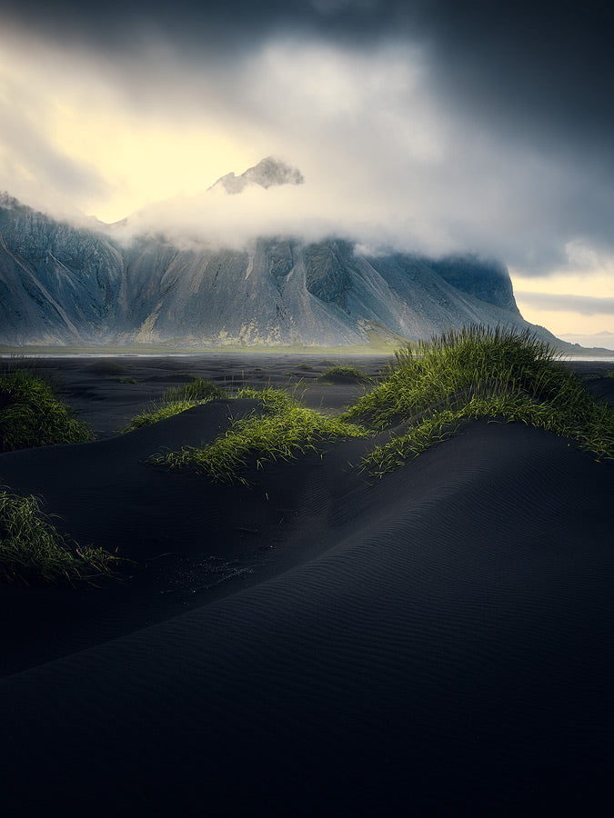 Vestrahorn in the Mist – Stokksnes, Iceland