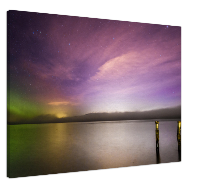 Northern Lights Over the Sea - Orkanger, Trøndelag - Norwegian landscape photography