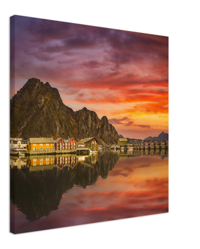 Lofoten Sunset - Svolvær, Northern Norway - fine art photo print