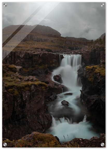 Iceland Waterfall - Sveinstekksfoss, Djupivogur - fine art photo print