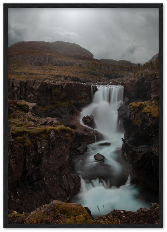 Iceland Waterfall - Sveinstekksfoss, Djupivogur - Norwegian landscape photography