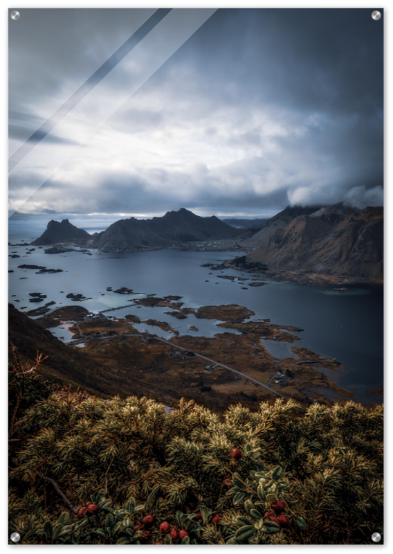 Lofoten Islands - View from Stamsundheia, Northern Norway - Norwegian landscape photography