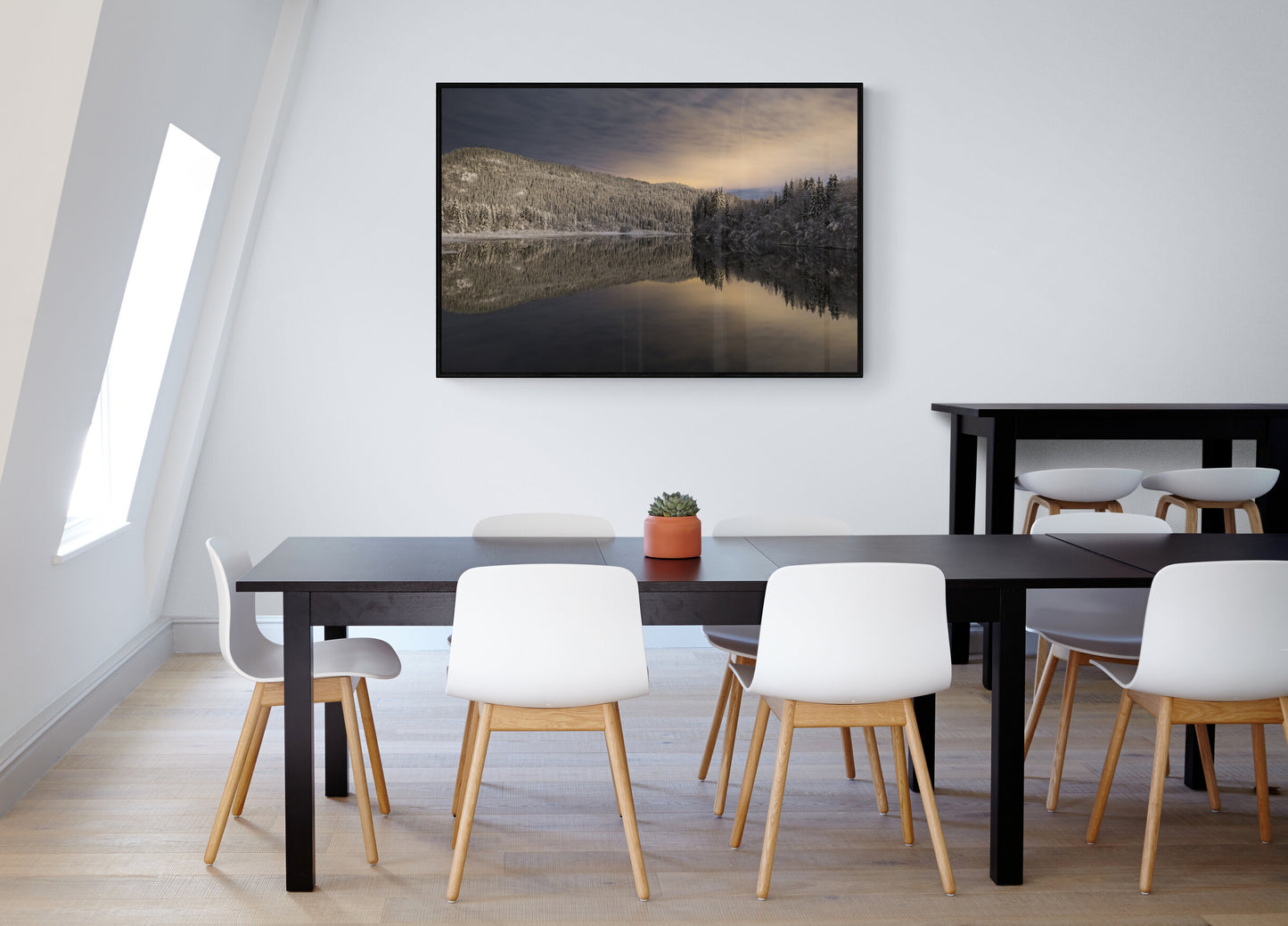 Silent Night - Nidelva River, Trondheim in Winter - Norwegian landscape photography