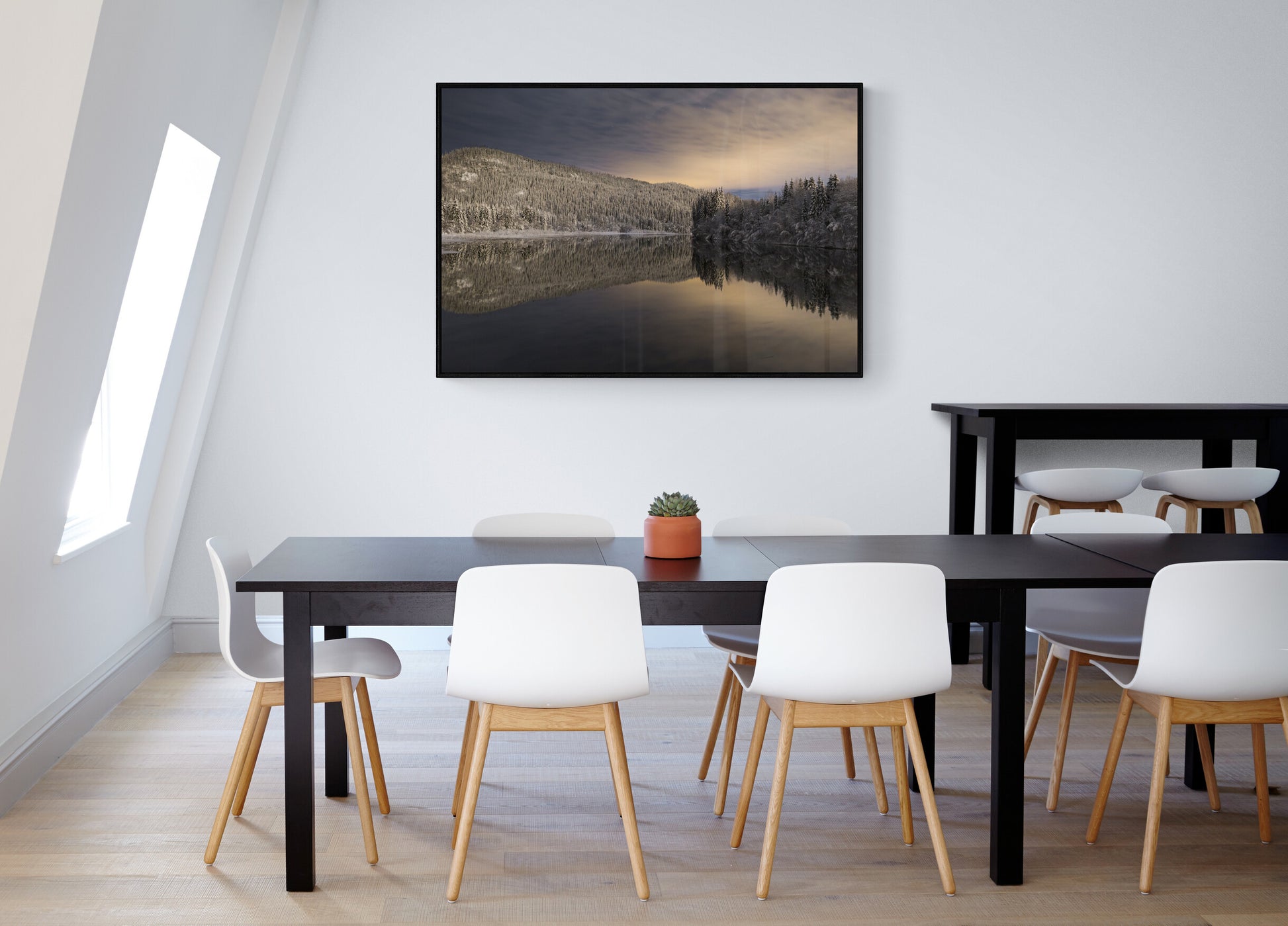 Silent Night - Nidelva River, Trondheim in Winter - Norwegian landscape photography