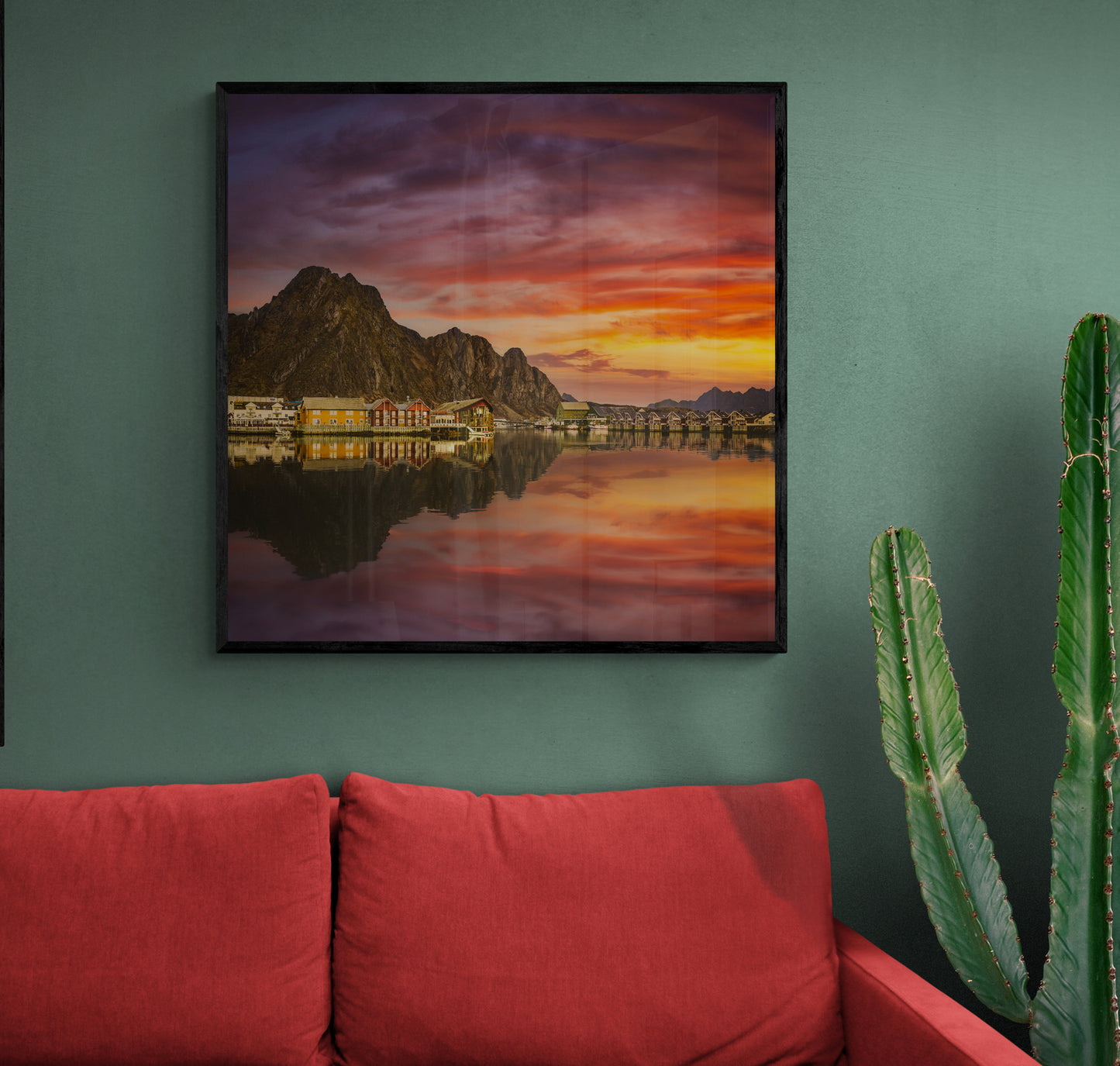 Lofoten Sunset - Svolvær, Northern Norway - fine art photo print