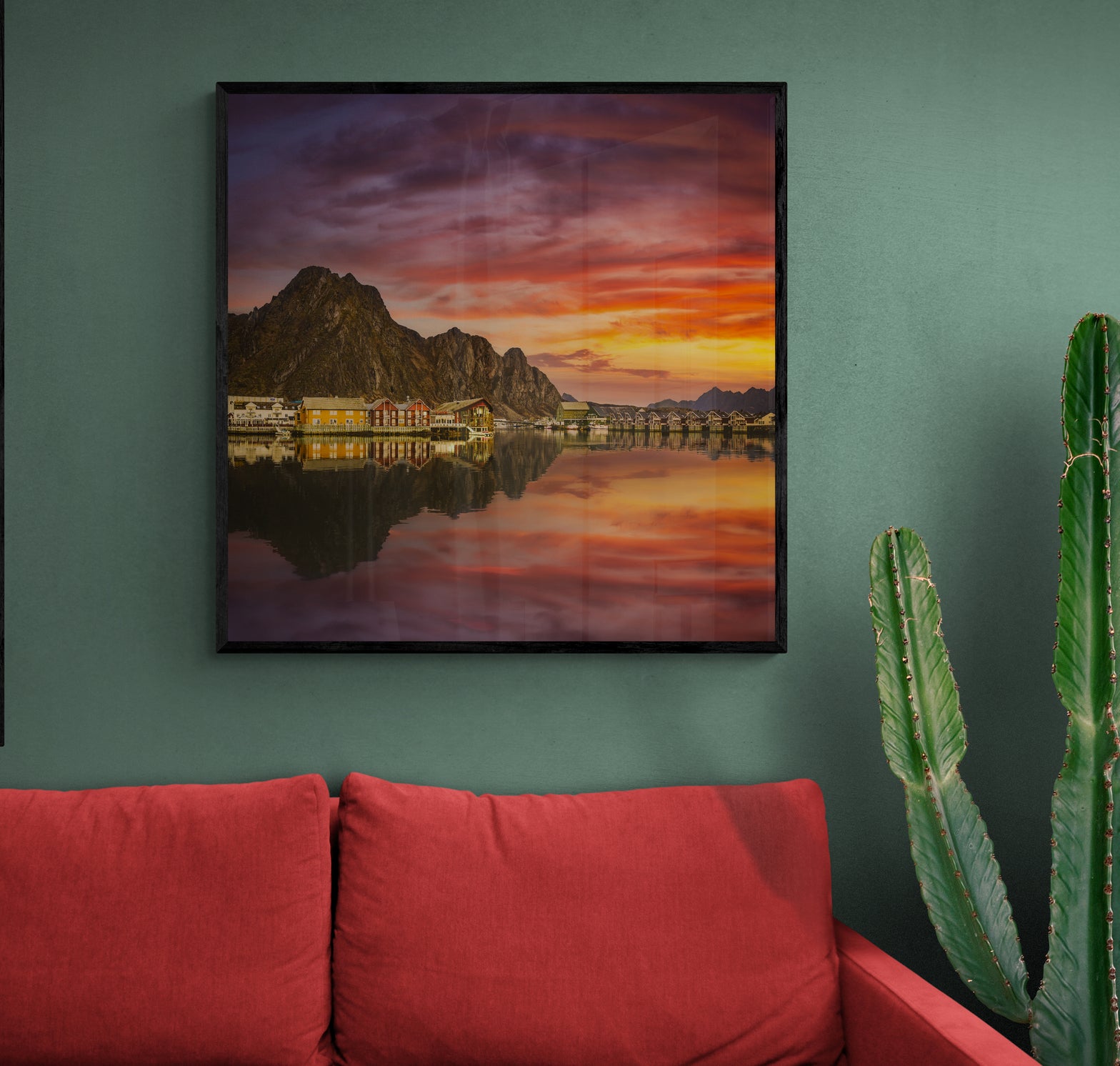 Lofoten Sunset - Svolvær, Northern Norway - fine art photo print