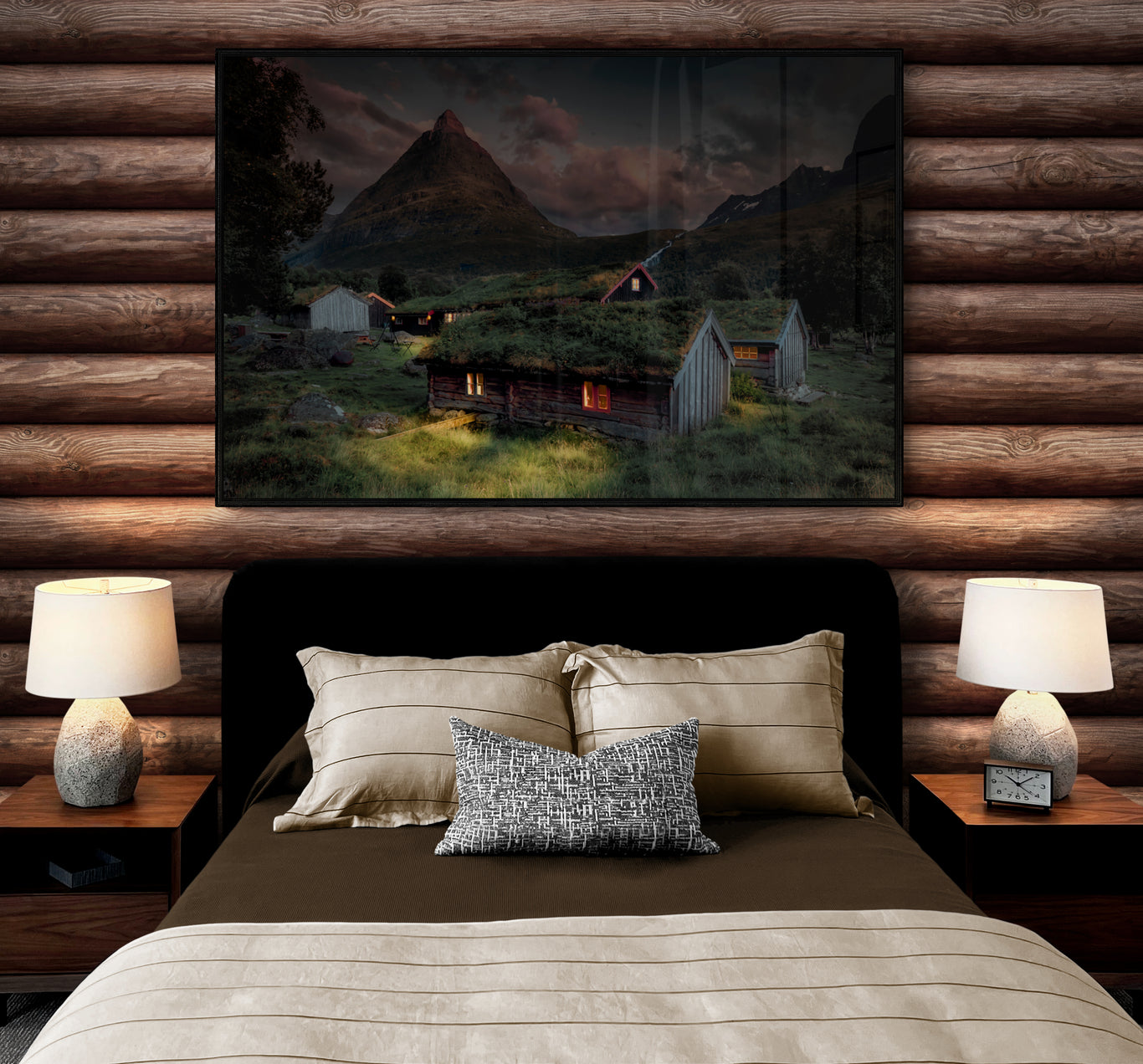 Night in Innerdalen - Dusk in Norway's Mountain Valley - fine art photo print