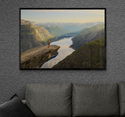 Trolltunga - The Troll's Tongue, Norway - Norway wall art print