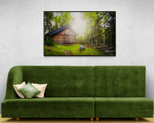 Blissful Summer - Old Ironworks, Mostadmarka, Norway - Norway wall art print