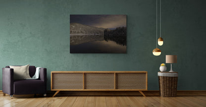 Silent Night - Nidelva River, Trondheim in Winter - fine art photo print
