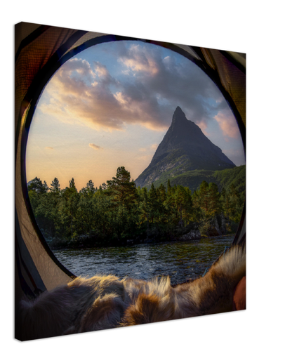 Morning in Innerdalen - Sunrise, Norway's Finest Mountain Valley - Norway wall art print