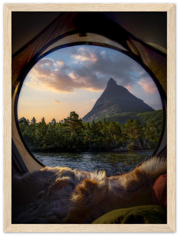 Morning in Innerdalen - Sunrise, Norway's Finest Mountain Valley - Norway wall art print